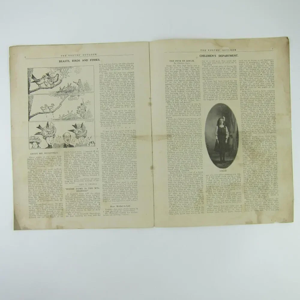 Beulah Home for Boys Boyne City MI The Youth's Outlook Herman Swift 1909 Antique